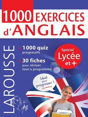cover image of 1000 exercices d'anglais, spécial LYCEE et +